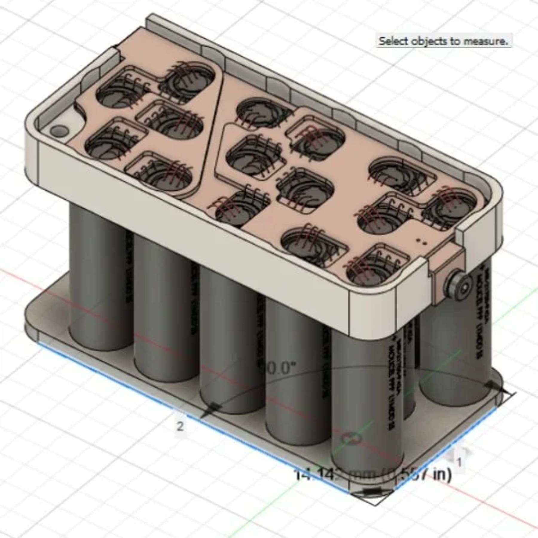 Busbar CAD model