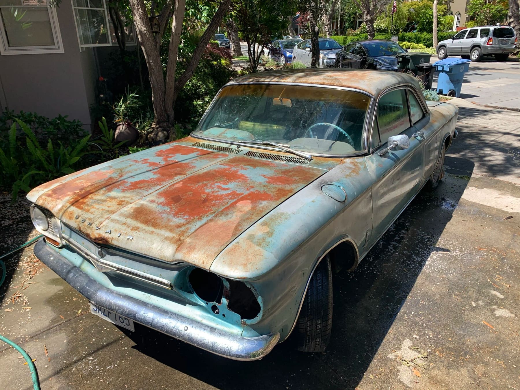 Corvair before restoration, additional view