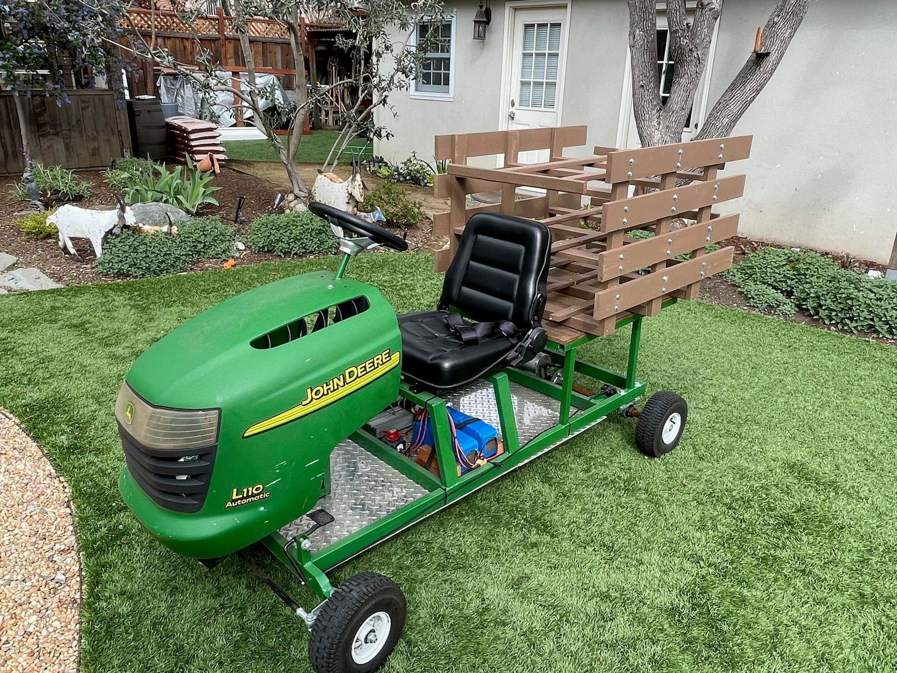 Delivery kart in use, sent by the client after 6 months