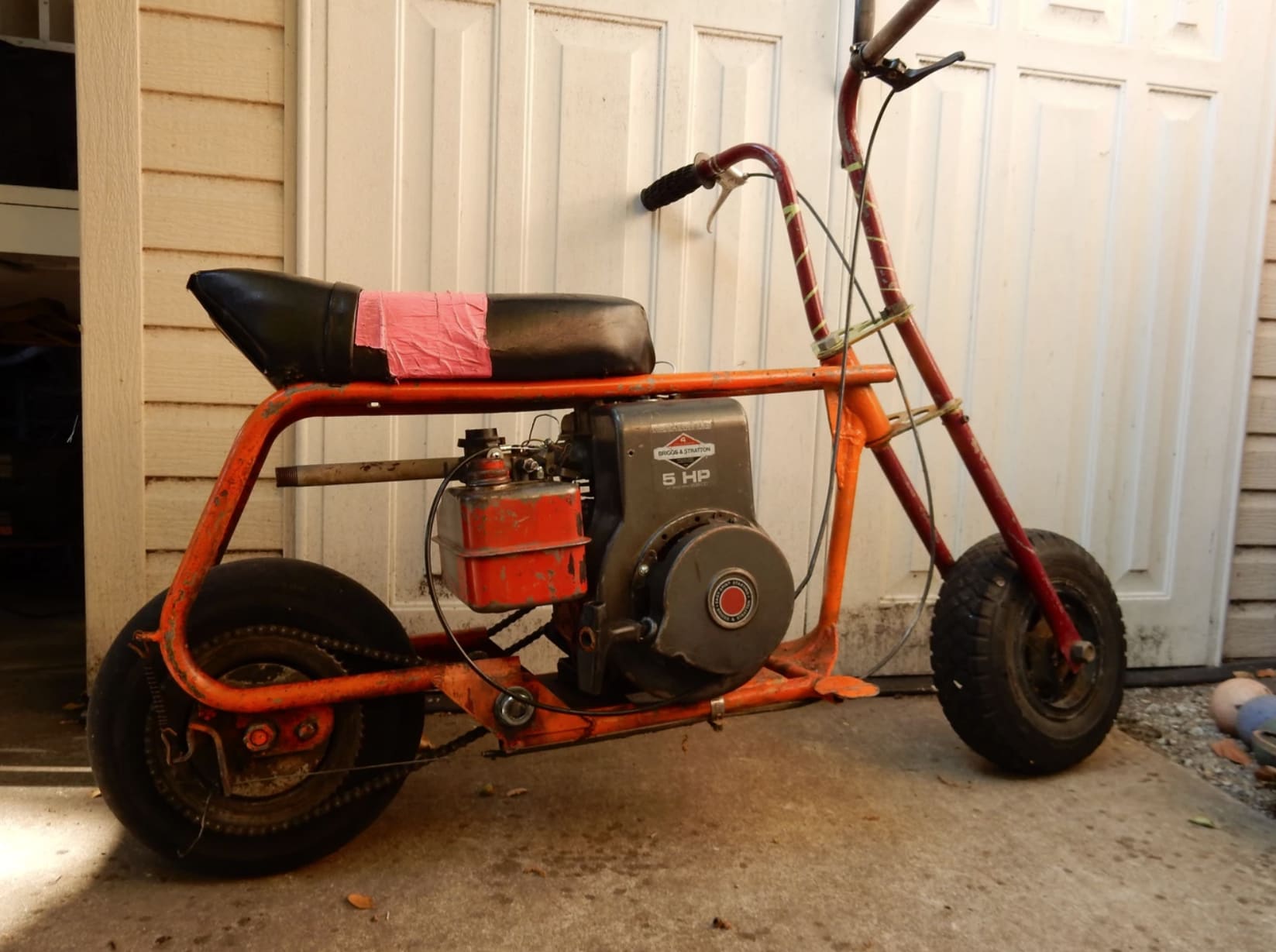 Second minibike, a Doodlebug with a 5hp Briggs & Stratton