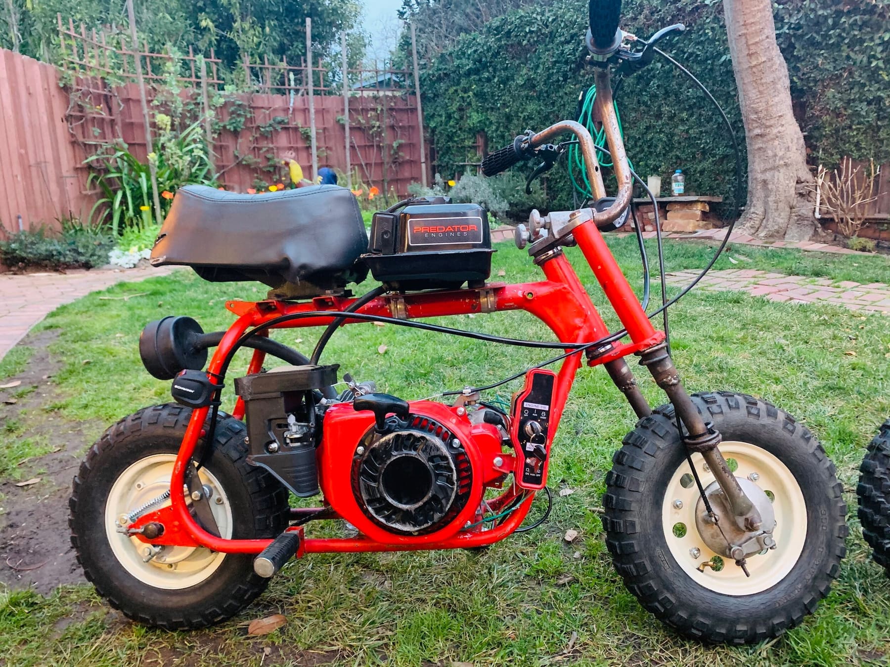 Upgraded first minibike