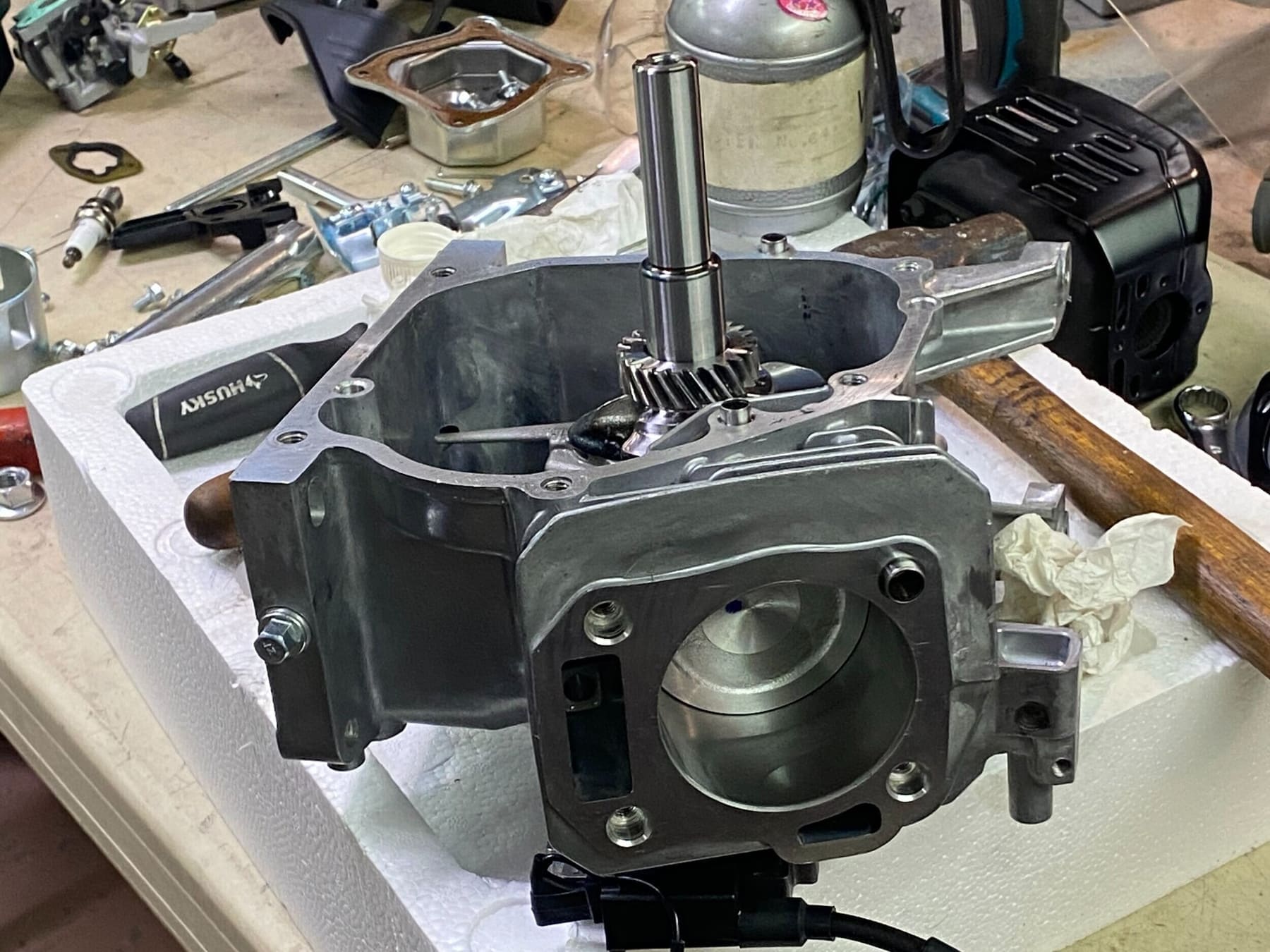 Engine work in progress