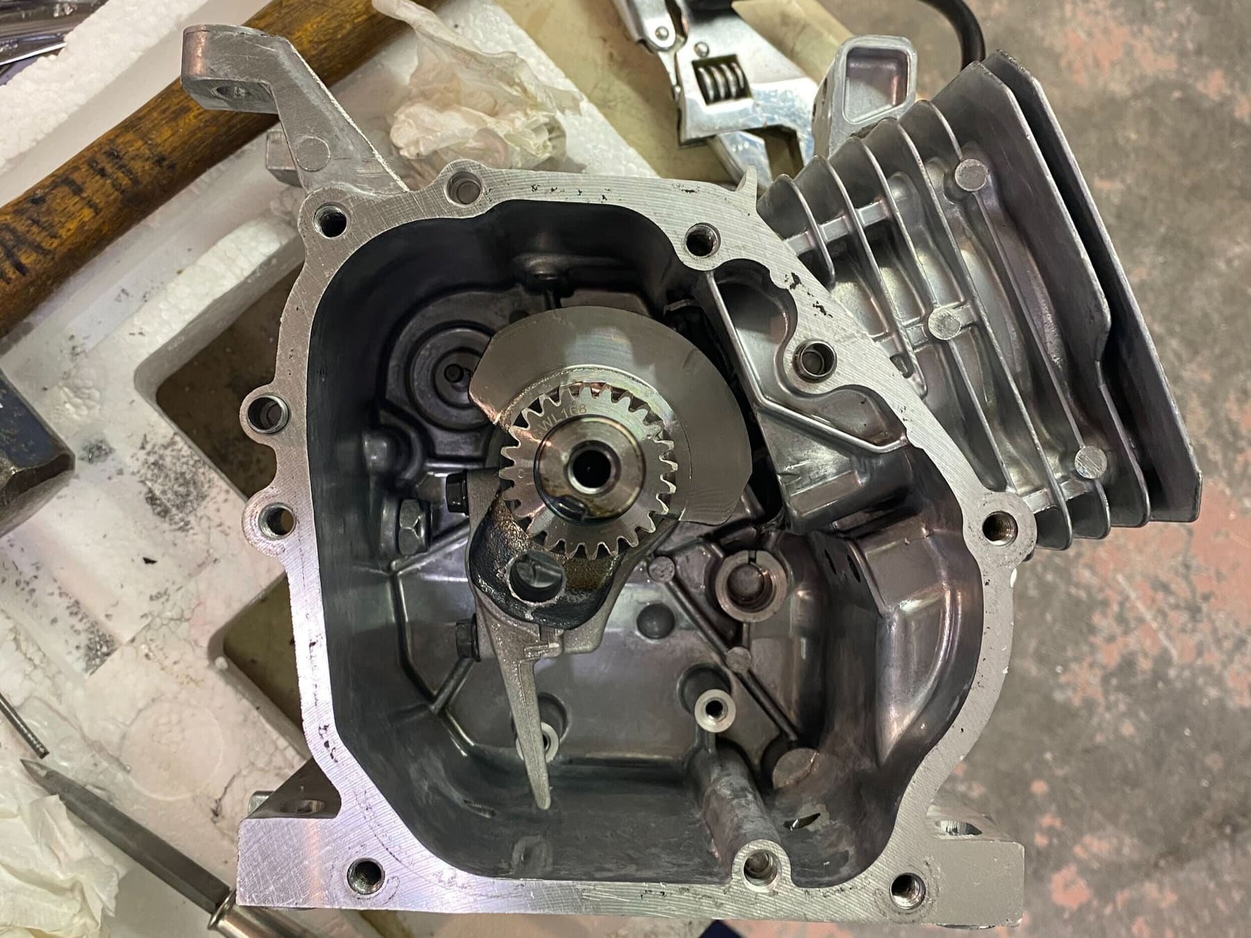 Engine work in progress