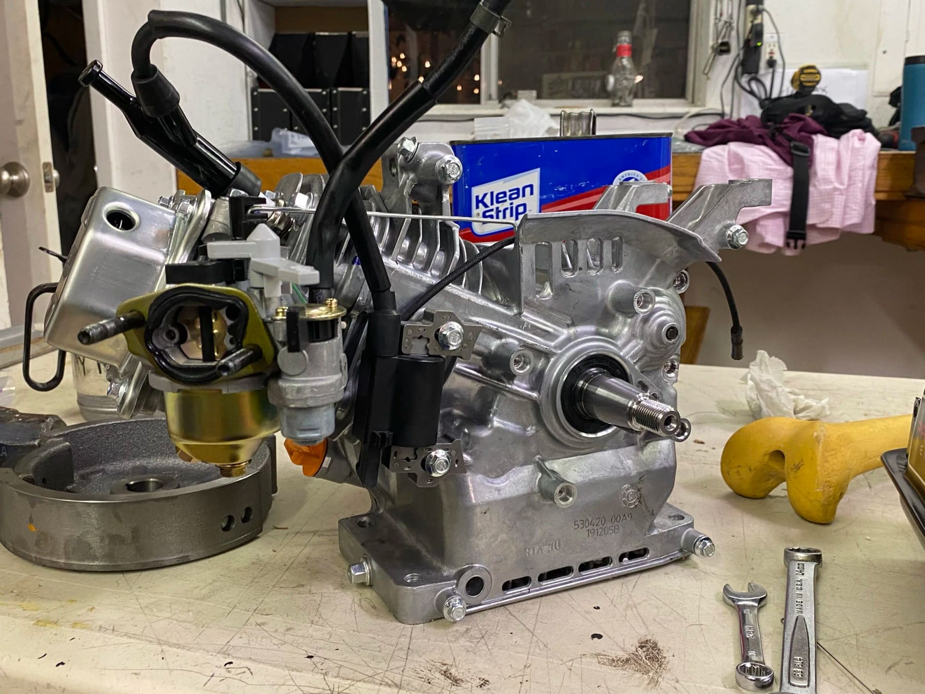 Engine work in progress